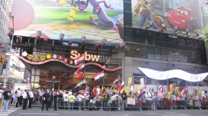 Misir_protestosu_Times_Square_New_York